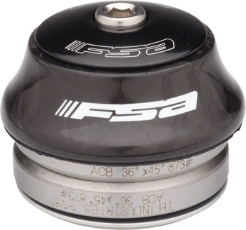 Full Speed Ahead Orbit IS-2 Carbon 1-1/8" Internal Headset w/ 15mm tall cover Carbon EA Headsets
