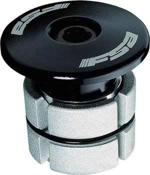 Full Speed Ahead Compressor 1-1/8" Black Expander Plug and Top Cap Black EA Compression Plug