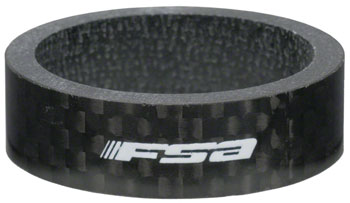 Full Speed Ahead Carbon Headset Spacer 1-1/8" x 10mm with Logo EA Headset Stack Spacer