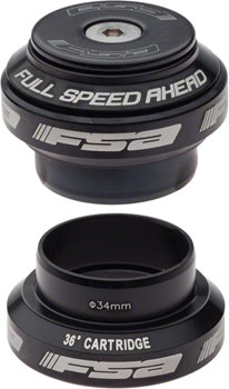 Full Speed Ahead Orbit MX 1-1/8" Threadless Headset, Black EA Headsets