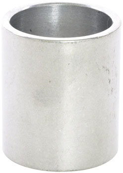 Wheels Manufacturing Aluminum Headset Spacer - 1-1/8", 40mm, Silver, 1-each Silver EA Headset Stack Spacer