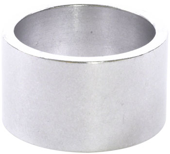 Wheels Manufacturing Aluminum Headset Spacer - 1-1/8", 20mm, Silver, 1-each Silver EA Headset Stack Spacer