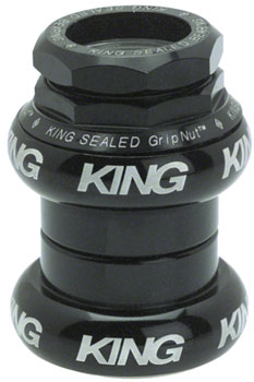 Chris King GripNut Headset - 1-1/8", Black EA Headsets