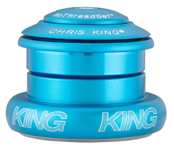 Chris King InSet i7 Headset - 1-1/8 - 1.5", 44/44mm, Matte Turquoise Matte Turquoise EA Headsets