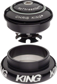 Chris King InSet i7 Headset - 1-1/8 - 1.5", 44/44mm, Black EA Headsets