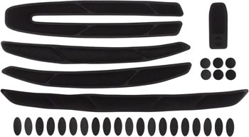 MET Helmets Estro/Veleno Pad Kit - Black EA Helmet Accessories