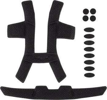 MET Helmets Hooray Pad Kit - Black EA Helmet Accessories