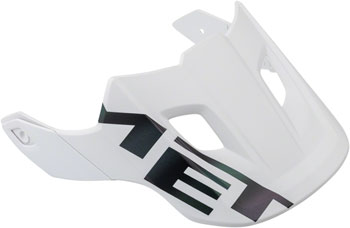 MET Helmets Roam Visor - Large, White Iridescent/Matte EA Helmet Accessories