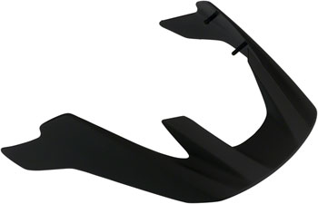 MET Helmets Veleno Visor - Black/Matte Glossy EA Helmet Accessories