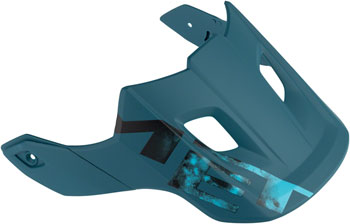 MET Helmets Roam Visor - Petrol Blue, Medium EA Helmet Accessories