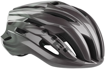 MET Helmets MET Trenta Helmet - Opal Gray Gloss, Large Opal Gray Glossy EA Helmets
