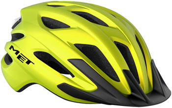MET Helmets MET Crossover Mips Helmet - Lime Yellow Metallic Matte Lime Yellow Metallic Matte EA Helmets