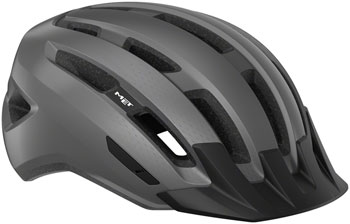 MET Helmets MET Downtown Mips Helmet - Gray Glossy, Medium/Large Gray Glossy EA Helmets