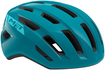 MET Helmets MET Miles Mips Helmet - Teal Glossy, Medium/Large Teal Glossy EA Helmets