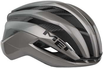 MET Helmets MET Trenta 3K Carbon Helmet - Opal Gray, Medium Gray EA Helmets