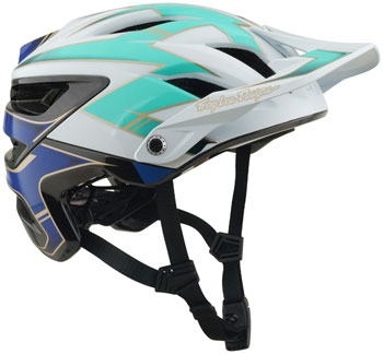 Troy Lee Design s A3 Helmet – Electra White, Medium/Large Electra White EA Helmets