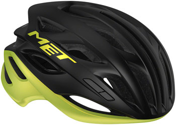 MET Helmets MET Estro MIPS Helmet - Black/Lime Yellow Metallic, Glossy, Medium Black/Lime Yellow Metallic, Glossy EA Helmets