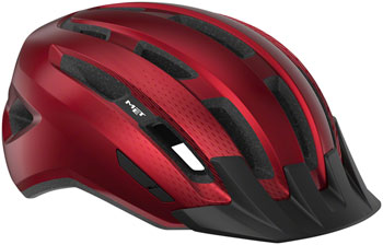 MET Helmets MET Downtown MIPS Helmet - Red, Glossy, Medium/Large Red, Glossy EA Helmets