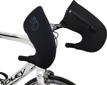 Bar Mitts Road Pogie Handlebar Mittens: Externally Routed Shimano MD Black PAA Pogies