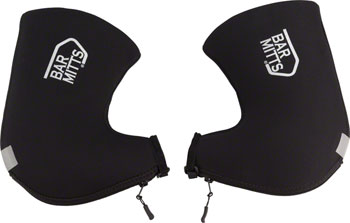 Bar Mitts Extreme Road Pogie Handlebar Mittens: Externally Routed Shimano, One Size, Black PAA Pogies