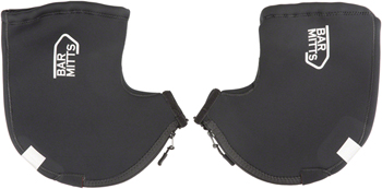 Bar Mitts Extreme Road Pogie Handlebar Mittens - Internally Routed Campy/SRAM/Newer Shimano, No Zipper, XL, Black PAA Pogies