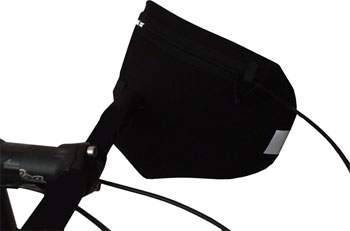Bar Mitts Dual Position Road Pogie Handlebar Mittens: Externally Routed Shimano, One Size, Black PAA Pogies