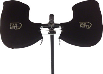 Bar Mitts Extreme Mountain/Flat Bar Pogies - Black, Small/Medium PAA Pogies