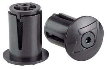Jagwire Locking Bar End Plugs, Black EA Bar End Plugs