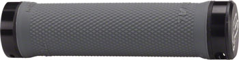 Renthal Dual Collar Lock-On Grips - Charcoal, Lock-On Charcoal PAA Grips