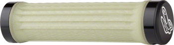 Renthal Dual Collar Lock-On Traction Grips - Off White, Lock-On Off White EA Grips