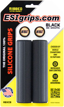 ESI Ribbed Extra Chunky Grips - Black PAA Grips