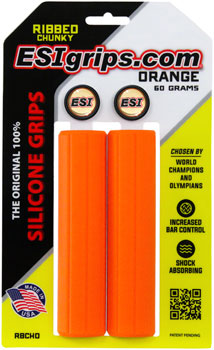 ESI Ribbed Chunky Grips - Orange PAA Grips