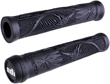 ODI Hucker Grips - Black, Flangeless Black EA Grips