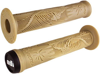 ODI Hucker Grips - Sand, Flange Sand EA Grips