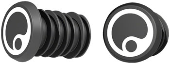 Ergon GS1 Evo End Plugs Black PAA Bar End Plugs