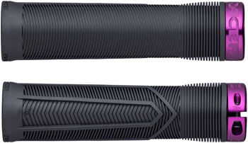 RaceFace Chester Grips - Lock-On, Black/Purple, 31mm Black/Purple PAA Grips