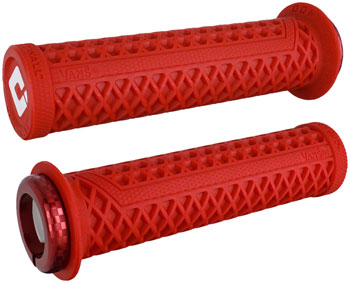 ODI Vans V2.1 Grips - White/Red/Red, Lock-On Red PAA Grips