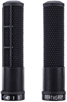 DMR DeathGrip 2 Flangeless Grips - Thick, Lock-On, Black PAA Grips