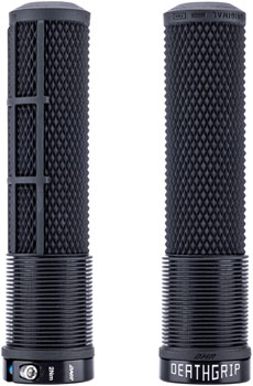 DMR DeathGrip 2 Flangeless Grips - Thin, Lock-On, Black PAA Grips