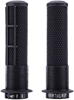 DMR DeathGrip 2 Flanged Grips - Thin, Lock-On, Black PAA Grips
