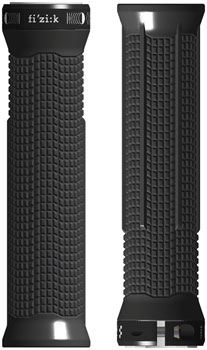 Fizik Race Feel Grips - Black, Lock-On Black PAA Grips