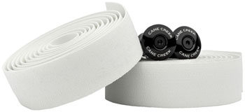 Cane Creek Flanders Handlebar Tape - Suede, 3mm Gel, White PAA Bar Tape