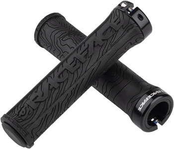 RaceFace Half Nelson Grips - Black, Lock-On Black EA Grips