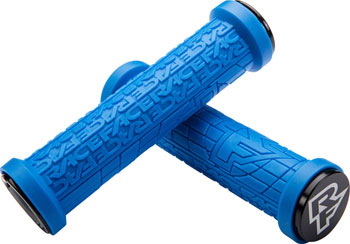 RaceFace Grippler Grips - Blue, Lock-On, 33mm Blue EA Grips