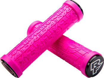 RaceFace Grippler Grips - Magenta, Lock-On, 33mm Magenta EA Grips