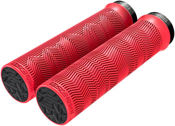 TruVativ Descendant Grips - Locking, 133mm, Red EA Grips
