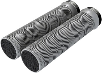 TruVativ Descendant Grips - Locking, 133mm, Gray EA Grips
