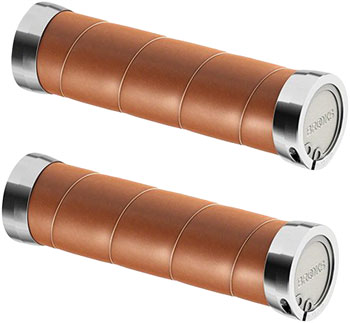 Brooks Slender Leather Grips - Honey, 130/130mm Honey PAA Grips