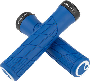 Ergon GA2 Grips - Midsummer Blue, Lock-On Midsummer Blue PAA Grips