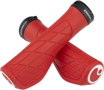 Ergon GA3 Grips - Risky Red, Lock-On, Small Risky Red PAA Grips